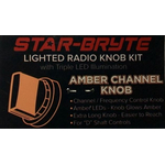 SRNK1-A - Amber Nitro Knob Channel Selectors (Multiple Color Options)