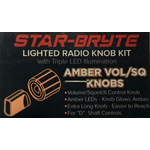 SRNK2-A - Amber Nitro Knob Volume / Squelch (Multiple Color Options)