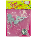 12365 - Decorative Cut-Out Sitting Lady with Suction Cup