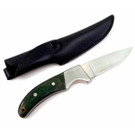 NK23 - Plain Edge Hunting Knife With Sheath