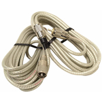 PR18SD8X - ProComm 18' Co-Phase Rg8X Coax Cable (Clear) Pl259 On All Ends