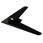 117A-B - ProComm Amplified "Stealth Bomber" Mirror Mount TV Antenna Kit (Black)