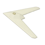117A-W - ProComm Amplified "Stealth Bomber" Mirror Mount TV Antenna Kit (White)