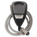 636LSE - Astatic 4 Pin Silver Edition Microphone With Silver Wire Cord