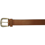 10625410244 - 44" Plain Brown Leather Field & Stream Belt