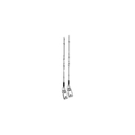 DTG - 25" Hustler Dual Gutter Mount CB Antenna Kit