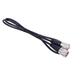 KPP3-B - Kalibur 3' Black RG58A/U PL259 to PL259 Coax Cable Assembly