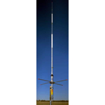 G71504 - HUSTLER - 15'-4" 600 WATTS FM, 7DB GAIN OMNI DIRECTIONAL 167-174 MHZ  SHUNT FED DIRECT GROUND BASE STATION ANTENNA WITH N TYPE FEMALE CONNECTOR