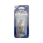 056BP210 - SHORT ROUND GLITTER CHARCOAL TOGGLE EXTENSION 2/CARD