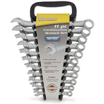 17328 - Titan 11 Pc Mm Raised Panel Combo Wrench Set