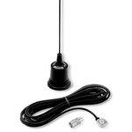 NMO150K - Larsen 144-174 MHz NMO Antenna And Mounting Kit (Chrome Whip)