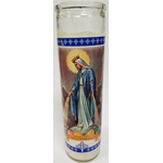 KM1387 - 8" Miraculous Mother Candle