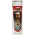 KM1394 - 8" Sacred Heart Candle