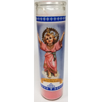 KM8994 - 8" Divine Baby Jesus Candle