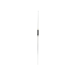 W152 - Larsen Closed Coil 5/8 Over 1/2 Enclosed .100 Diameter Stainless Steel Whip Antenna(406-420MHZ)