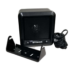 305600-B - Wilson 5" Black Heavy Duty Metal External Speaker with 22 Gauge Black Wire