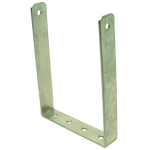 BB29 - 7-3/16" Wide 7-1/2" Deep Stainless Steel Single Hole Bracket