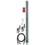 FS4DMK-B - Firestik 4' Dual Mirror Mount Antenna Kit (Black)