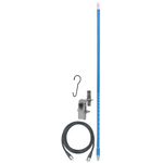 KW3SMK-BL - Firestik 3' Single Mirror Mount CB Antenna Kit (Blue)
