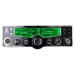 C29LCFM-T - Cobra® Deluxe AM/FM CB Radio With RF And Mic Gain, SWR Meter, Talk Back And Channel Scan
