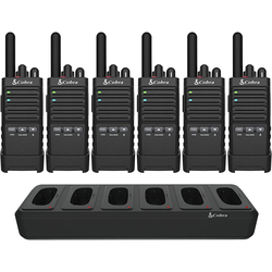 PX650BCH6 - Cobra® 42 Mile 2 Watt FRS Two Way Radios 6 Pack