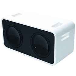 APIP100-W - Audiopipe Dual 10" Speaker Box w/ Piano White Finish