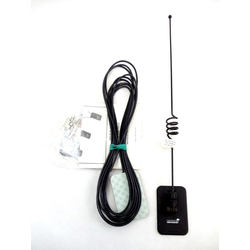 BMAF0835C - Maxrad 815-896 Mhz 10 Watt Open Coil Collinear Black Glass Mount Antenna With 15' Cable & Tnc Connector