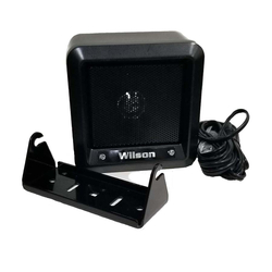 305600-B - Wilson 5" Black Heavy Duty Metal External Speaker with 22 Gauge Black Wire