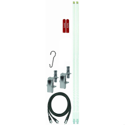 FS3DMK-W - Firestik Dual 3 Foot FS II CB Antenna Kit (White)
