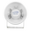 ASPC20-W - SPECO White 6" ABS Plastic Amplified 20 Watt Weatherproof PA Speaker