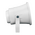 ASPC20-W - SPECO White 6" ABS Plastic Amplified 20 Watt Weatherproof PA Speaker